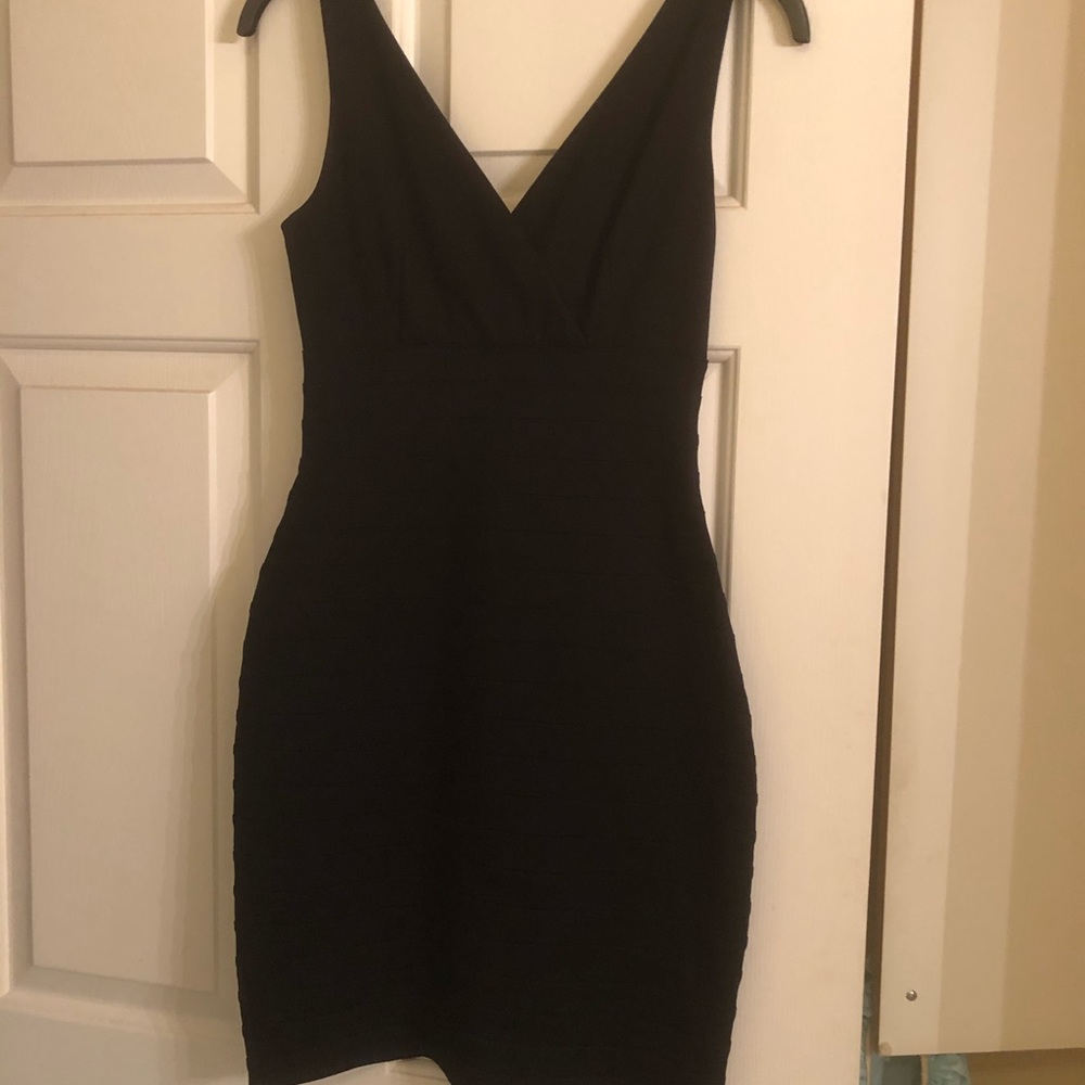 Express Black Body-con Cocktail Dress. XS